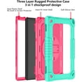 thumbnail image 4 of Fancing Case for Walmart ONN 10.1 Inch Gen 3 2022 Tablet(Model:100071485),Shoulder Strap Hand Strap 360 Rotatable Stand Kids Shockproof Case for Walmart Onn 10.1 Inch 3nd Gen Tablet (Green/Pink), 4 of 6