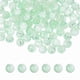 thumbnail image 1 of Uxcell 100 Pcs Perlas de Vidrio Craquelado para Fabricación de Joyas Perlas Redondas de 10 mm Verdes, 1 of 7
