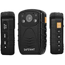 SAFEVANT 1296P HD Police Body Camera, Multi-functional Body Worn Camera with 32GB