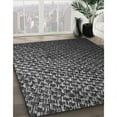 thumbnail image 3 of Ahgly Company Machine Washable Indoor Rectangle Transitional Charcoal Black Area Rugs, 3' x 5', 3 of 7