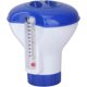 thumbnail image 1 of Floating 5-inch Chlorine Dispenser with Thermometer for Hot Tub Swimming Pool Spa Water Parks, Floater Indoor and Outdoor Safe & Odorless, 1 of 5