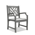 thumbnail image 4 of Havenside Home Surfside Rectangular Table with Bench and Armchair Outdoor Hardwood Dining Set by, 4 of 4