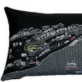 thumbnail image 4 of 45" Black Pittsburgh Nighttime Skyline Lumbar Decorative Pillow, 4 of 5