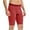 Red, variant on Plebaso Comfortable Shorts for Men Stretch Athletic Training Shorts Breathable Running Workout Underwear