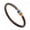 Coffee, variant on Fashion LGBT Pride Leather Bracelet Rainbow Gay Bangle Friendship Rainbow New-Coffee