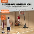 thumbnail image 2 of VEVOR Panier de Basket, Système de Panneau Portable à Hauteur Réglable de 7,6-10 Pi, Panier de Basket de 50 Pouces et But, Ensemble de Basket pour Enfants et Adultes avec Roues, Support et Base Remplissable, pour Extérieur/intérieur, 2 of 9