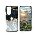 thumbnail image 1 of Compatible with Moto Edge+ (2022） Phone Case, White-Golden-Marble-109-jpg-0-2 Case Men Women, Flexible Silicone Shockproof Case for Moto Edge+ (2022）, 1 of 1