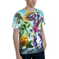 thumbnail image 2 of Plants Vs Zombies T-Shirts 3d Printed Short Sleeve Tee Shirt For Men, 2 of 8