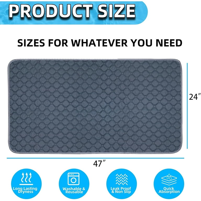 गिनी पिग केज लाइनर्स – 4 का पैक, धोने योग्य, वाटरप्रूफ पी पैड्स, छोटे पालतू जानवरों के लिए