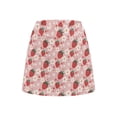 thumbnail image 2 of Uorisango Strawberry Flower Tennis Golf Skirts for Women with Shorts Size XL Relaxed Breathable Women's Mini Tennis Skirt Casual Stretchy Inner Shorts Outing Wear for Workout Sports, 2 of 7