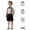 Black Y5y1, variant on LYMAYTER Baby Kids Formal Tuxedo Suit Set Short Sleeve Shirt Shorts Bow Tie Suspenders Wedding 1-15Y
