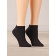 thumbnail image 3 of Silver StepsTM Low Cut Diabetic Socks, 3 Pair, Black, Large, 3 of 6
