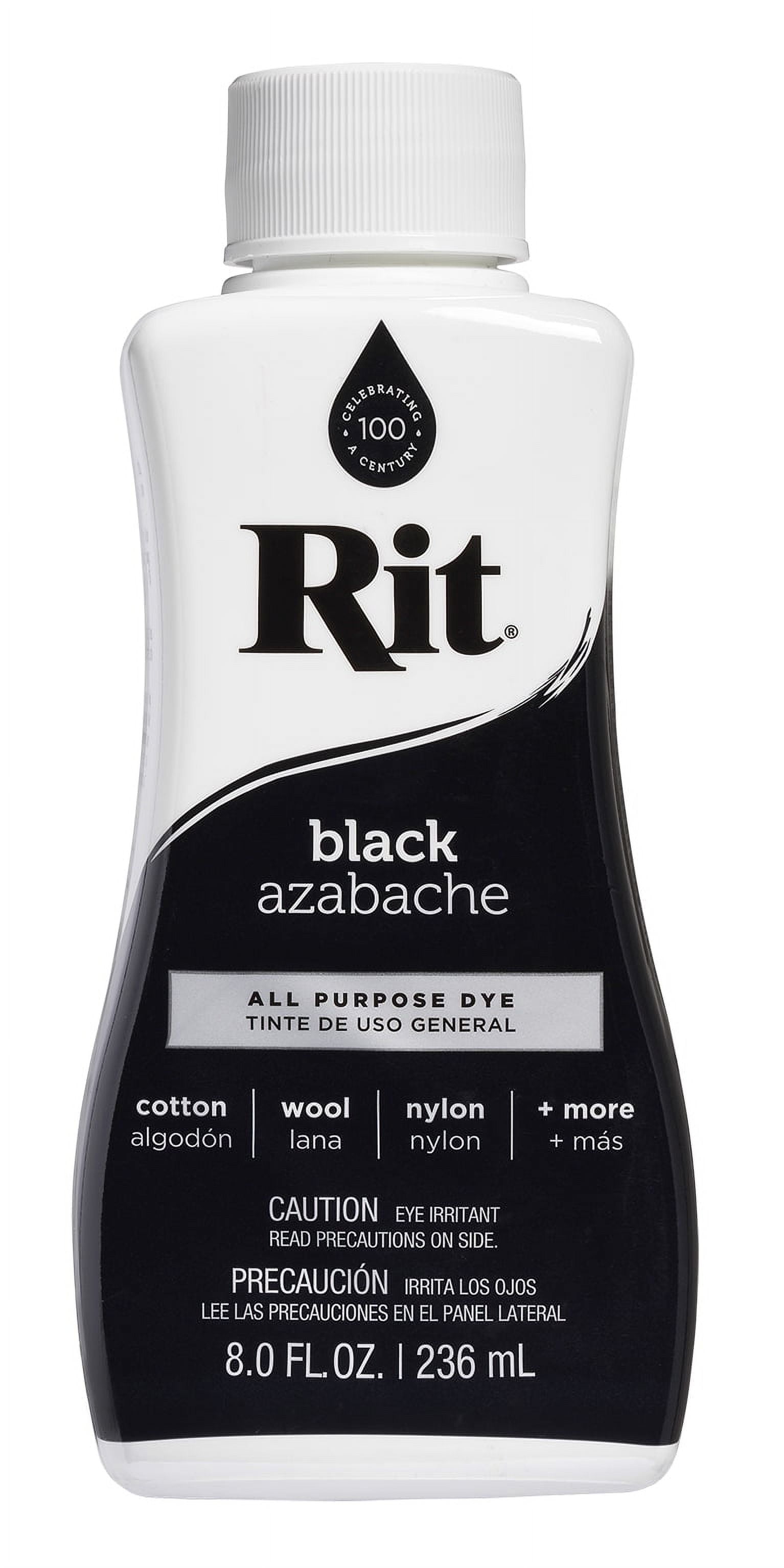 Rit All Purpose Dye, Black - 8.0 fl oz