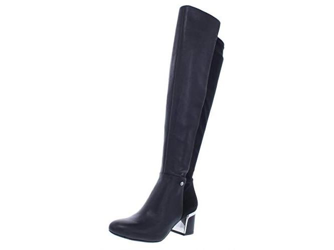 dkny boots black