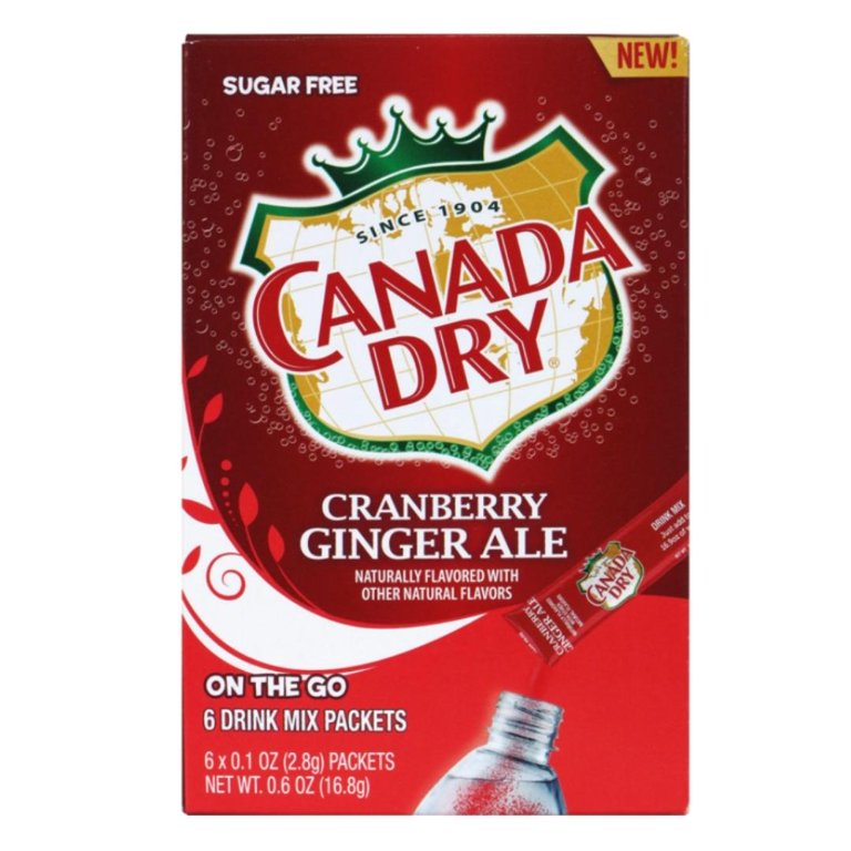 LLE Canada Dry Powder Drink Mix Cranberry Ginger Ale, 41 OFF