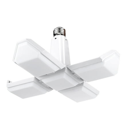 

Kaimada 40W E27 LED Garage Light Deformable LED Garage Ceiling Lights Folding Bulb Gift
