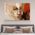 thumbnail image 4 of modern abstract artwork portrait Poster Decorative Painting Canvas Wall Art Living Room Posters Bedroom Painting,Frame-style,12x18inch(30x45cm), 4 of 8