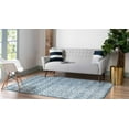 thumbnail image 3 of Rugs.com Lattice Trellis Collection Rug – 5' x 8' Blue Low-Pile Rug Perfect For Living Rooms, Large Dining Rooms, Open Floorplans, 3 of 9