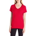 thumbnail image 2 of Hanes T-Shirt Col en V pour Femmes X-Temp, 2TG, Rouge Profond, 2 of 4