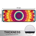 thumbnail image 5 of Kitchen Rugs Sets Of 2,Colorful Rainbow Tie Dye Spiral Pattern Anti Fatigue Kitchen Mat Rugs Non Slip Washable,Decorative Kitchen Floor Mats for Kitchen,Sink,Laundry,17"x47"+17"x47", 5 of 5