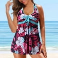 thumbnail image 2 of Conjunto de ropa de playa con estampado de bikini con estampado floral de moda para mujer Fridja nalpqowj58392, 2 of 5