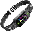 thumbnail image 1 of Dog Bark Collar for Large Medium Small Dogs - Stop Barking, Anti Barking Device & Dog Training Collar with Beep, Vibration & -Level Sensitivity, IP67 Waterproof, USB-C Fast Charge - Black, 1 of 5