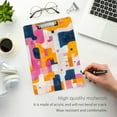 thumbnail image 3 of FORMRS Acrylic Clipboard with Low Profile Clip Standard A4 Letter Size, 12.5" x 9", Art Geometric, 3 of 8