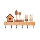 thumbnail image 4 of Ganchos para llaves, colgador de pared, para baño, cinturón, hogar, billetera, llavero de pared Estilo B, 4 of 9