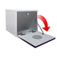 thumbnail image 1 of Buro Flotante Recamara Mdf Recamara Ensamblado Vinil Gris, 1 of 8