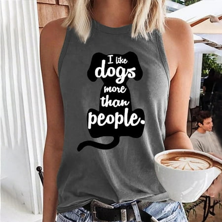 

Juebong Dog Paws Footprint Tank Top Women Sleeveless Summer Funny Workout Tops Cute Dogs Lover Vest Dog Friends Tee Tops Casual Vacation Shirt Comfy Soft Mom Shirt Tanks