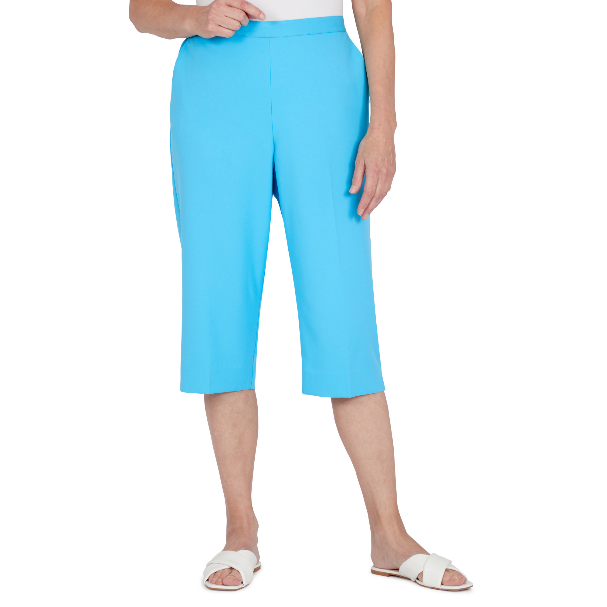 Alfred Dunner Womens Plus-Size Capri 