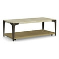 thumbnail image 3 of Homestyles Grayson Brown Wood Rectangular Coffee Table with Casters, 3 of 8
