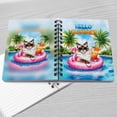 thumbnail image 4 of Hello Summer Ragdoll at Swimming Pool Flamingo Swim Ring Spiral Bound Journal Cat Lover Kitten Owner Gifts Idea 5x7in Spiral Notebook - 12009, 4 of 5