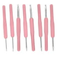 thumbnail image 1 of 8pcs Crochet Hooks Soft Handle Weaving Tools, Sturdy Ergonomic Design, Non Slip For Handicraft Lovers, 1 of 8