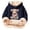 Blue, variant on Kids Highland Cow Sweatshirt- Soft Lined Christmas Sweatshirts with Highland Cow Print, Cozy Warm Kids Jacket Top for Winter Outdoor Play and Holiday Activities