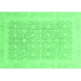 thumbnail image 1 of Ahgly Company Indoor Rectangle Abstract Emerald Green Modern Area Rugs, 3' x 5', 1 of 4