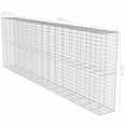thumbnail image 3 of vidaXL Gabion Wall with Cover Fence Panels Outdoor Garden Galvanized Steel, 3 of 12
