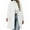 White, variant on Fengactive Womens Mid-Long Coat Solid Color Stand Collar Overcoat 2025 Winter Fashion Single Breasted Coats