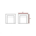 thumbnail image 2 of Living Source International Patio Chairs w/Cushions in Espresso/Gray (Set of 2), 2 of 5