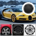 thumbnail image 4 of Queilt 4 x 60mm ABS Plastic 3D Hub Covers Center Caps Hubcaps, 4 of 5