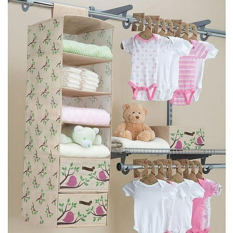 DELTA Eco Nursery Closet Set 20-Pieces - Pink SS2027-688