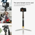 thumbnail image 3 of koolehaoda 6-Section Monopod Compact Portable Photography Aluminum Alloy Unipod Stick, Max. Load 10kg / 22lbs, Folding Size is only 15-inch(K-266 Orange), 3 of 6