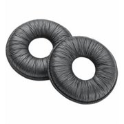 Plantronics Leatherette Ear Cushions for SupraPlus Wireless Headsets (Pair, Black) (71782-01)