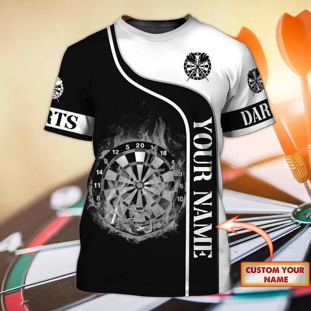 PLstar Cosmos-camiseta personalizada con estampado 3D de cerveza y dardos para hombre, ropa Harajuku, informal, Unisex, de manga corta, de verano, DW78Adult size XXXL Gao Jinjia LED