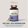 thumbnail image 4 of Live Conscious Lion's Mane Mushroom Blend, Cordyceps Turkey Tail & Reishi Herbal Supplement, Cognitive & Gut Health, for Men and Women, 30 Servings, 4 of 8
