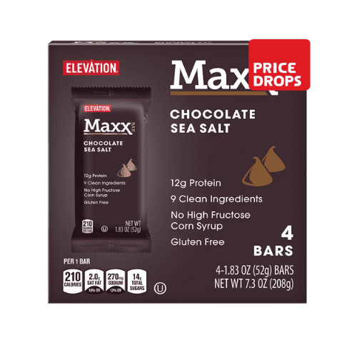 Elevation Maxx Dark Chocolate Sea Salt 2-Pack 7.3 oz