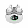 thumbnail image 2 of Oggfader Wireless Earbuds Bluetooth 5.3 Earless Clip Battery Display For Directional Sound Transmission And Noise Reduction Wireless Earphones White, 2 of 8