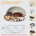 thumbnail image 3 of Estuche Rígido para Gafas de Sol molshine Flores Marrones, 3 of 6