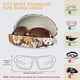 thumbnail image 3 of Estuche Rígido para Gafas de Sol molshine Flores Marrones, 3 of 6