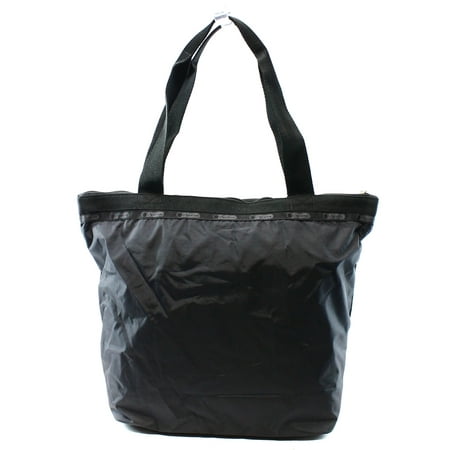 - LeSportsac NEW Black Nylon Zip Top Women's Shoulder Hailey Tote Handbag $76
